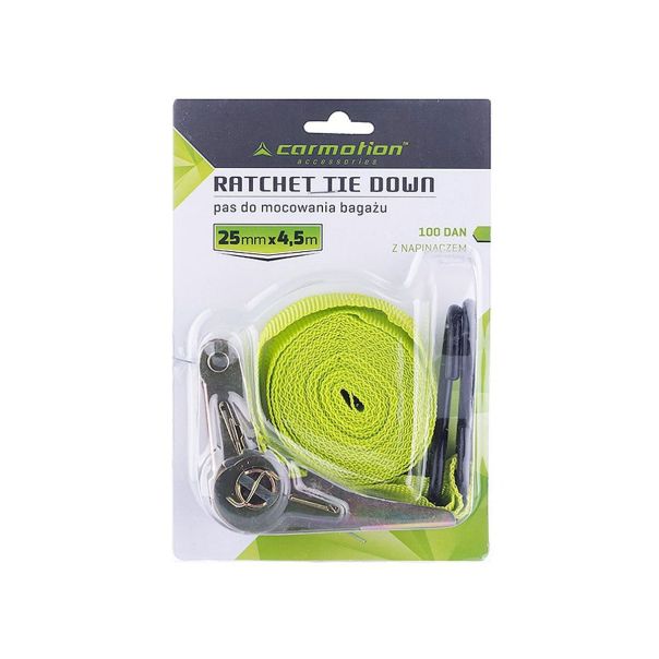 CARMOTION Traka za zatezanje 4.5mX25mm sa španerom 500kg - 1APT58407