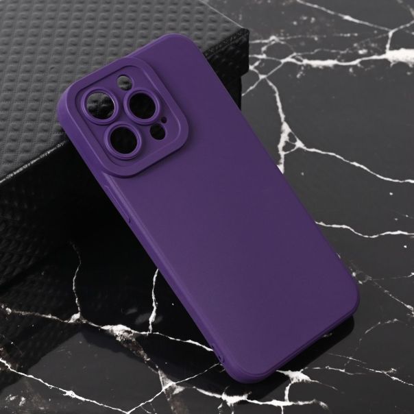 Maska za iPhone 13 Pro 6.1 Teracell Giulietta mat tamno ljubičasta - 222611
