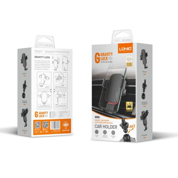 Auto stalak za ventilaciju LDNIO MG10 crveni - 214453