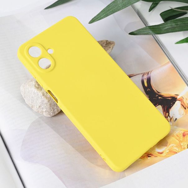 Maska za Samsung A075F Galaxy A07 zuta Teracell Soft Velvet - 223018