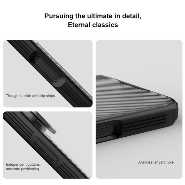 Maska za iPhone 17 Pro Max 6.9 crna (transparent kamera) Nillkin CamShield Prop - 224025