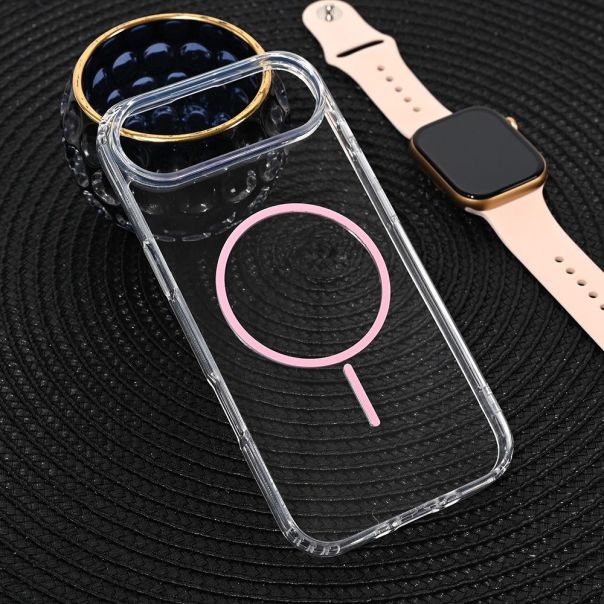 Mcase Maska za iPhone 17 Air 6.9 Magsafe Color Line roze - 222906