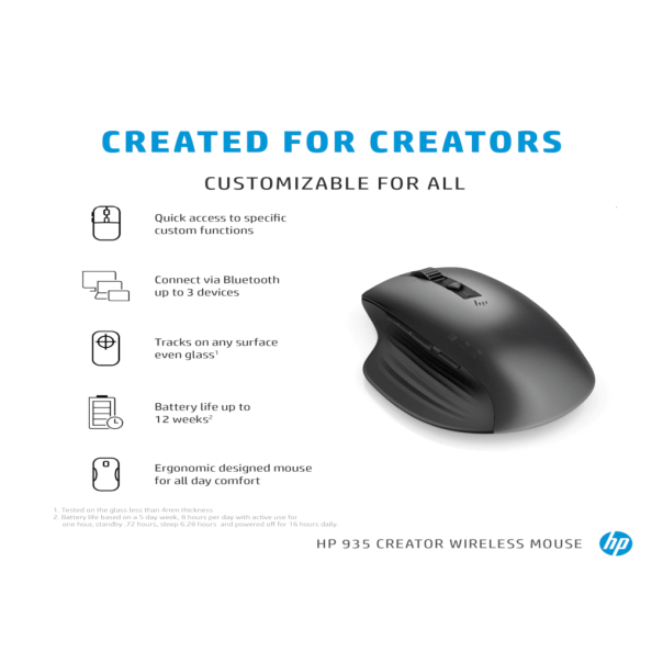 HP Miš Creator 930 bežični/1D0K9AA/srebrna - 1D0K9AA