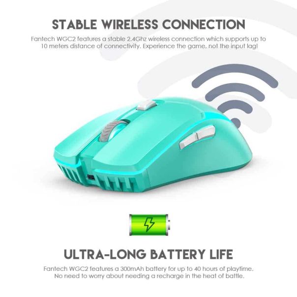 FANTECH Mis Wireless Gaming WGC2 Venom II MINT EDITION - FT99926