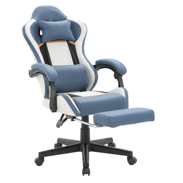 ePlayGame Gejmerska stolica HC-4095 FABRIC BGN crno plava - HC-4095 FABRIC BGN