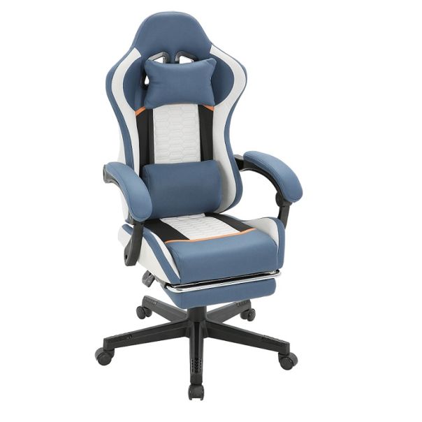 ePlayGame Gejmerska stolica HC-4095 FABRIC BGN crno plava - HC-4095 FABRIC BGN
