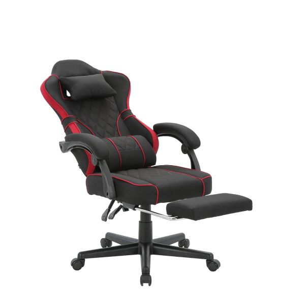 ePlayGame Retro Gejmerska stolica HC-4064LUX-3 crno crvena - HC-4064LUX-3