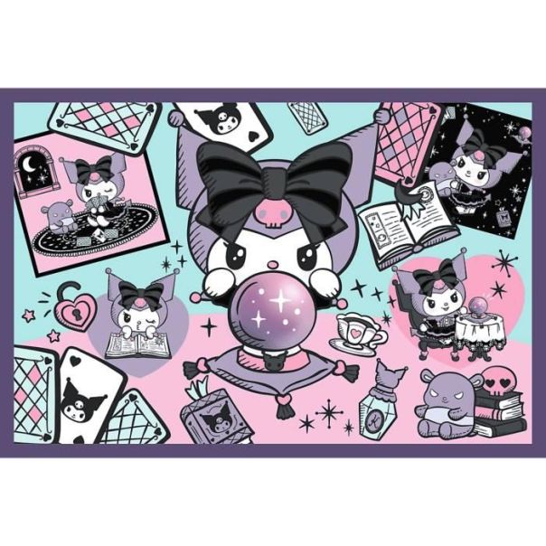 TREFL Puzzle Nestašluci Kuromi - 2x200 delova - 103566-13345