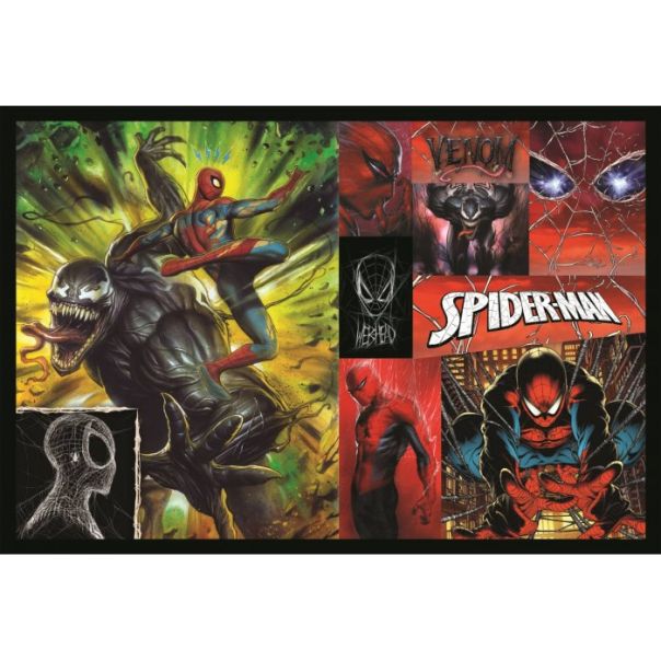TREFL Puzzle Spidermana Noć i dan - 2x200 delova - 103561-13314