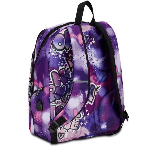 SEVEN Ranac sa USB ulazom za punjenje telefona - Bubble street - 200102404-359