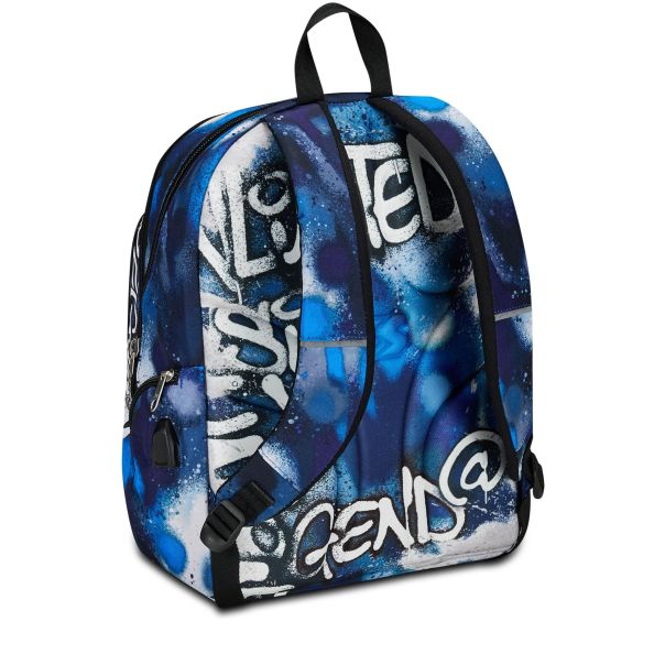 SEVEN Ranac sa USB ulazom za punjenje telefona - Retrocolor - 200102439-550