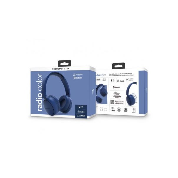 ENERGY SISTEM Bežične bluetooth slušalice Radio, plava - 200171