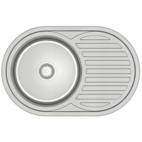 QUADRON Ugradna sudopera sa oceđivačem TOM 211 SteelQ HD211SAT7750 - EP3191850
