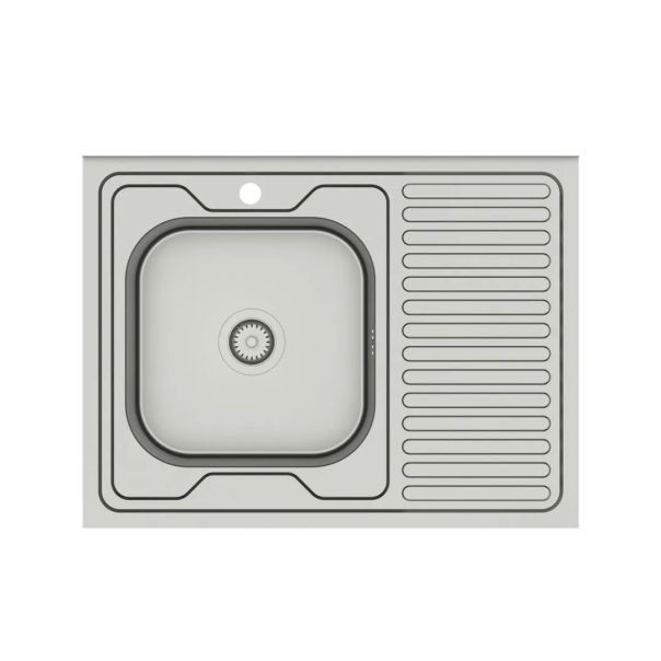 QUADRON Nadgradna sudopera Robin 111 Steel HD111SAT8060L - EP3191853