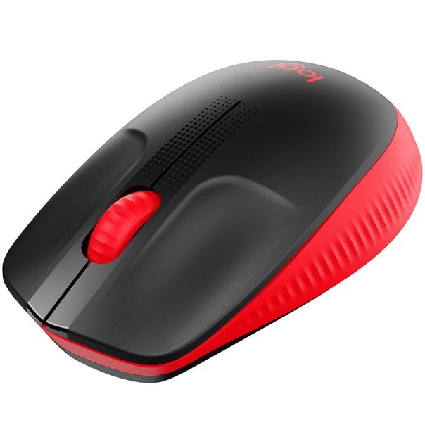 LOGITECH M190 Full-size wireless mouse - RED - 2.4GHZ - EMEA - M190 - 910-005908