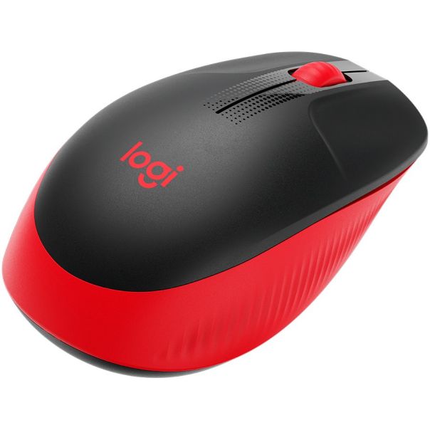 LOGITECH M190 Full-size wireless mouse - RED - 2.4GHZ - EMEA - M190 - 910-005908