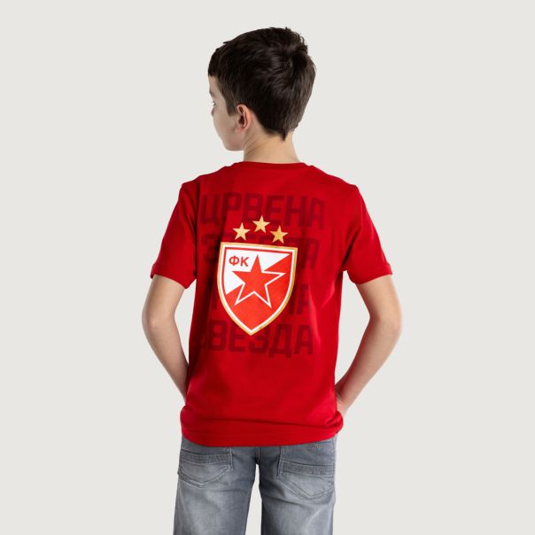 FK CRVENA ZVEZDA dečija majica crvena  grb - 201-25-5