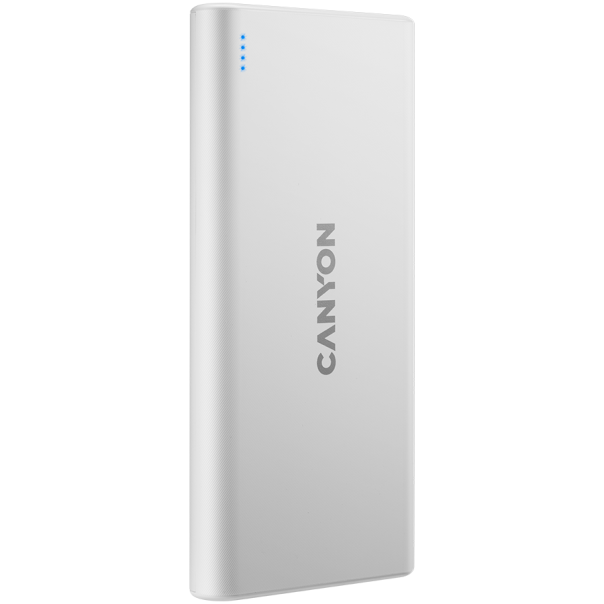 CANYON Power bank 10000mAh PB-106, bela - CNE-CPB1006W