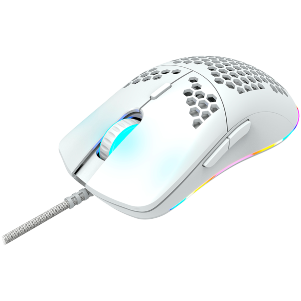 CANYON Miš Puncher GM-11, Gaming sa 7 programibilnih tastera, bela - CND-SGM11W