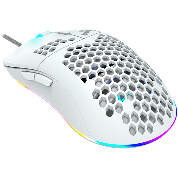 CANYON Miš Puncher GM-11, Gaming sa 7 programibilnih tastera, bela - CND-SGM11W
