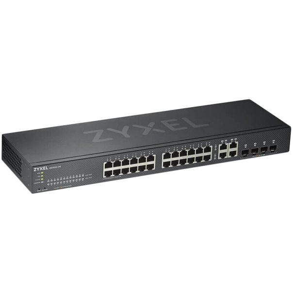 Zyxel GS1920-24HPv2 28 Port Smart Managed PoE Switch - GS192024HPV2-EU0101F