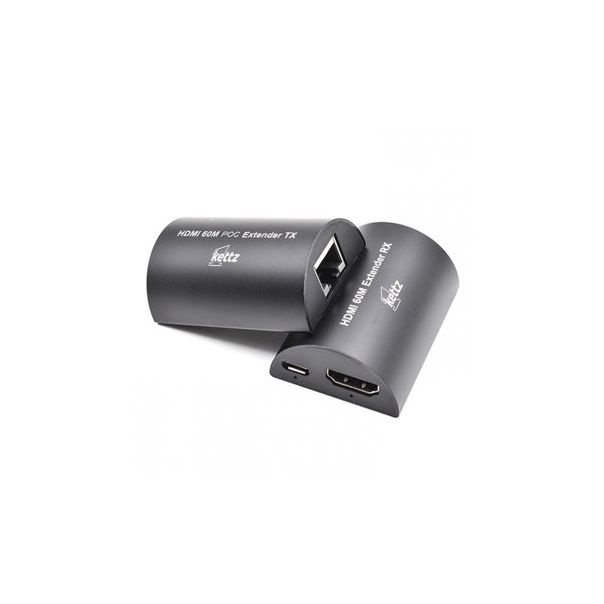 KETTZ HDMI Extender HDEX-065 60M 5E/6 single - 201243