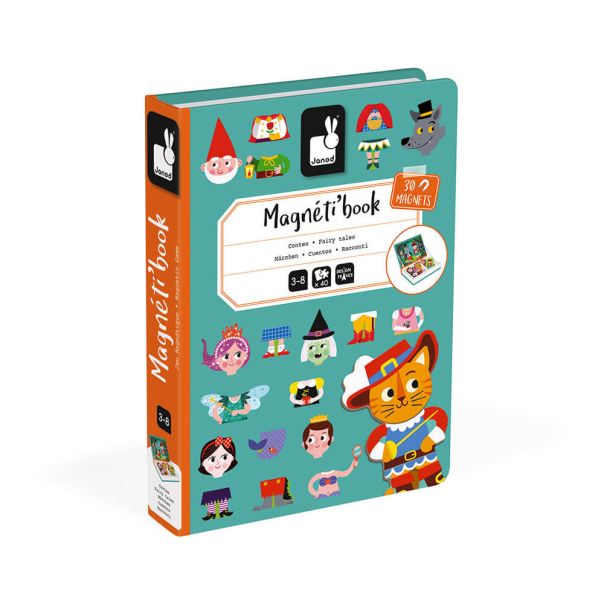 JANOD Edukativni set Magnetna knjiga - Bajke - J02588