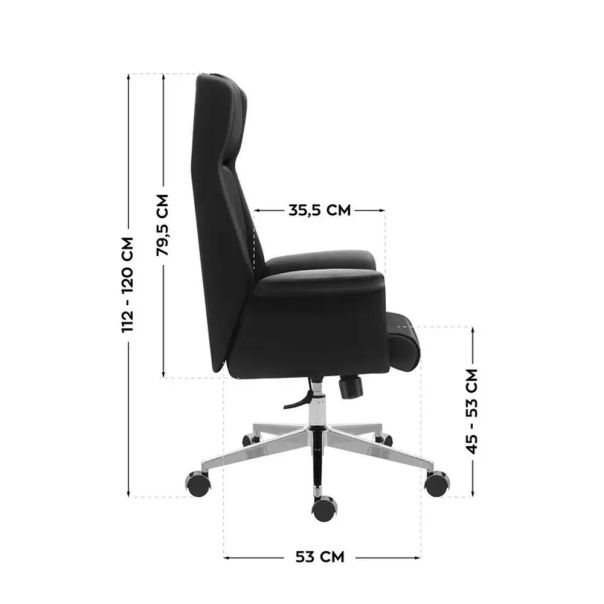 Mark Adler Boss 5.6 Crna Direktorska fotelja - EP3123798