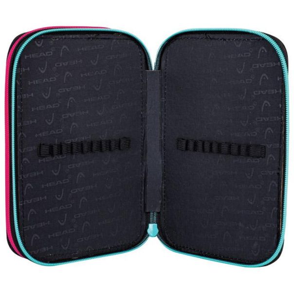 HEAD Prazna pernica 2zipa AC2 Night Cat - 20185-1-1