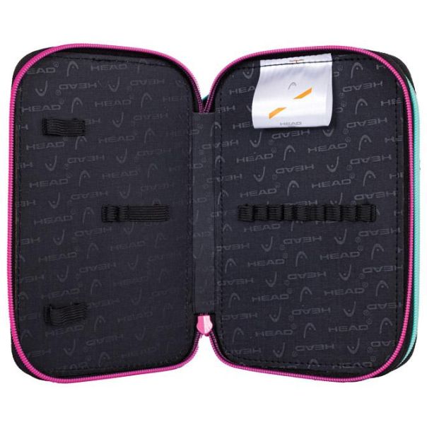 HEAD Prazna pernica 2zipa AC2 Girl Go! - 20189