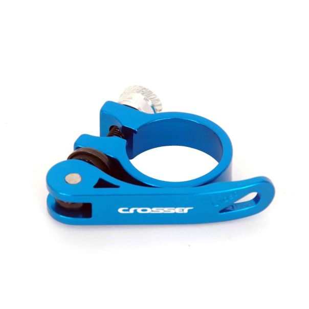 ZOOM Šelna sedalne cevi CROSSER 318Q 35MM blue / 1 pcs. - 2841-1
