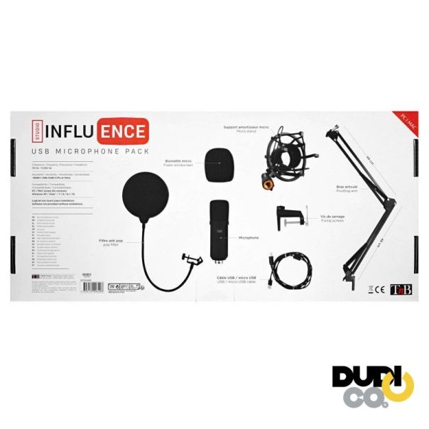 TNB Komplet mikrofona sa držačima PKSTREAMER - 31724-1