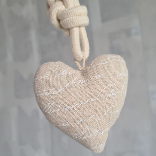 DEKOR DOM Magnet za zavese Hearts G282, bela - 021459