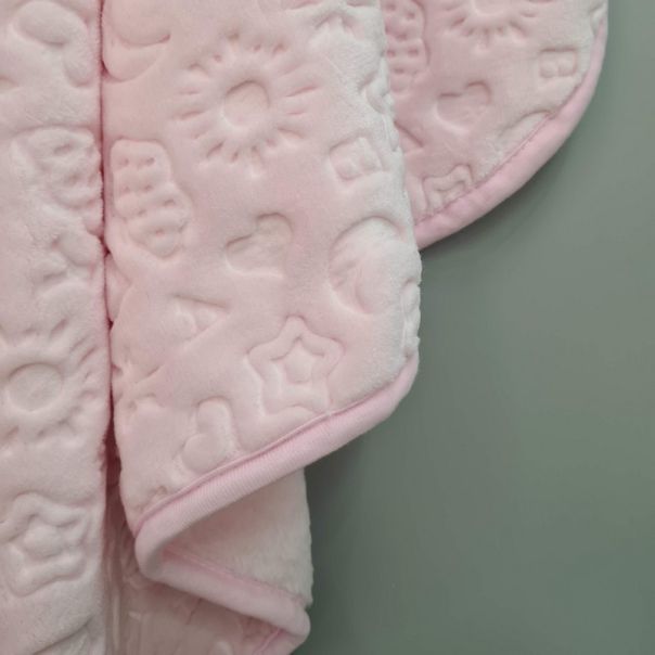 DEKOR DOM Ćebe CB EMBOSS BABY BLANKET - PEMBE - EP2882196