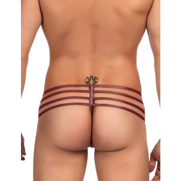 Muške kožne tange rajsferšlusom MP068-3 - MP068-3