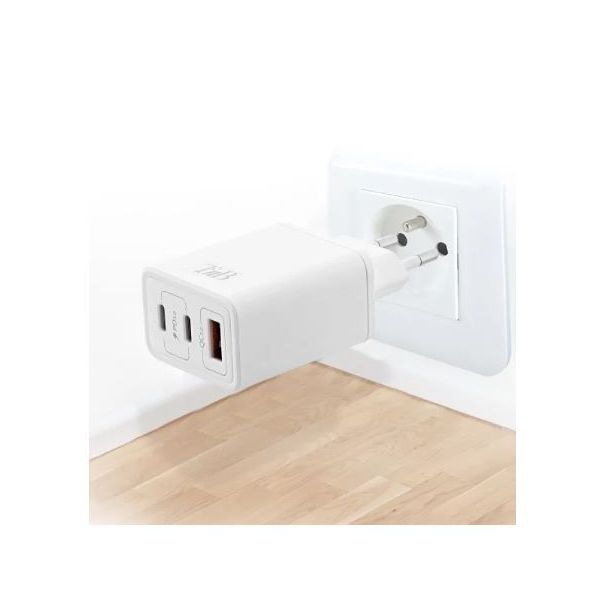 TNB Punjač CHGAN65W, 65W, USB-C X 2 + USB-A QC 3.0 - 37302