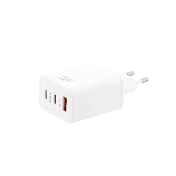 TNB Punjač CHGAN65W, 65W, USB-C X 2 + USB-A QC 3.0 - 37302