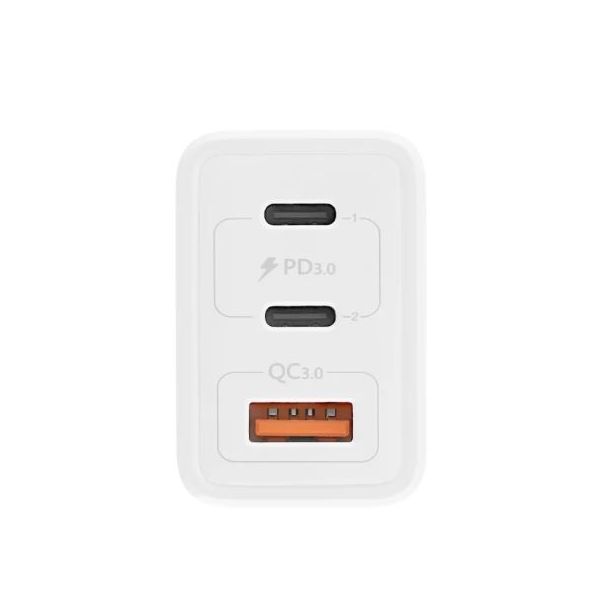 TNB Punjač CHGAN65W, 65W, USB-C X 2 + USB-A QC 3.0 - 37302