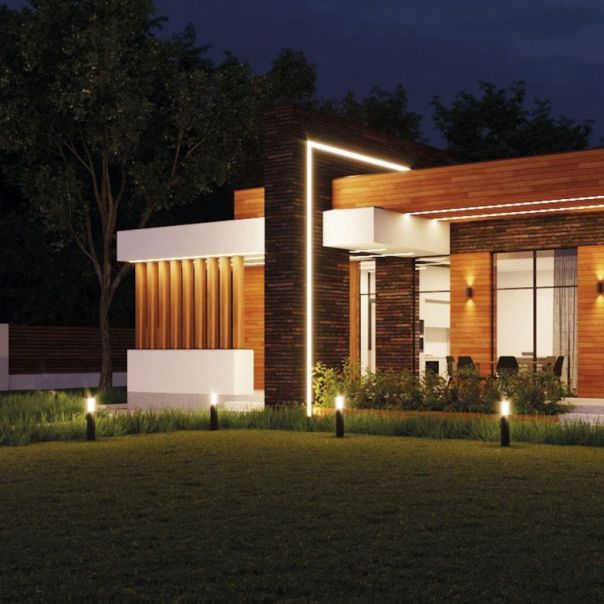 KSIX Set lampi BXOUTL2 Smart LED, RGBIC+W 4KOM, spoljašnji - 37116