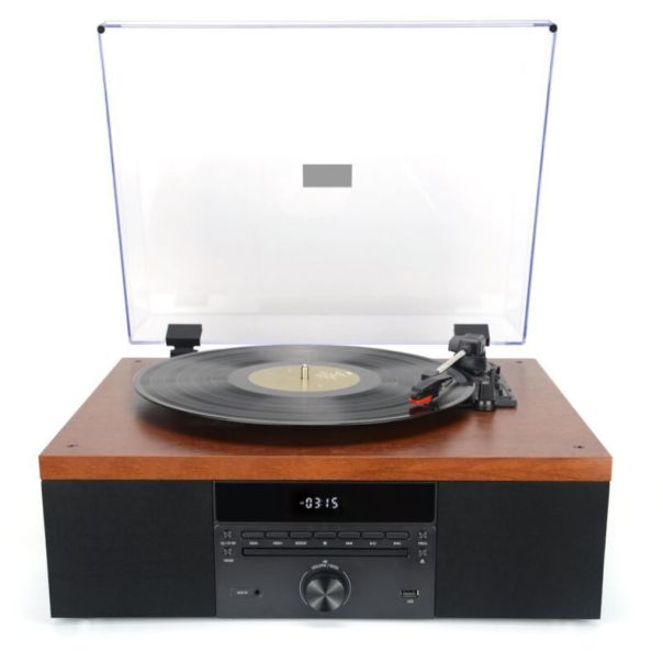 AKAI Gramofon ATT-14BT, braon/crna - EP2168733