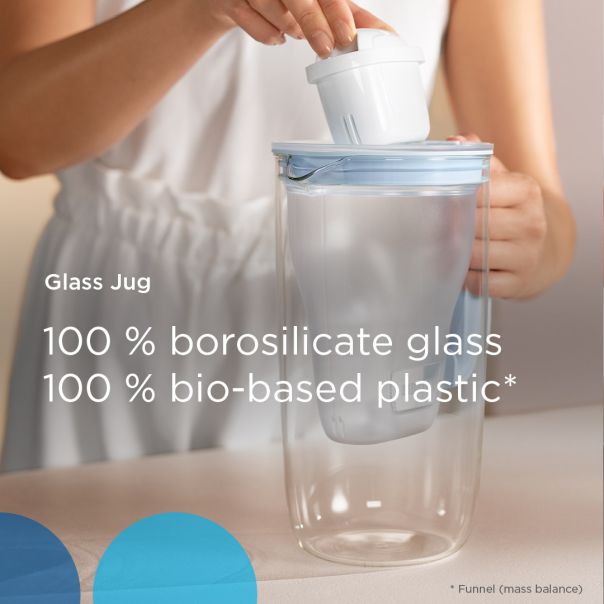 BRITA Bokal za filtriranje vode Glass Jug 2.5L - 4006387120863