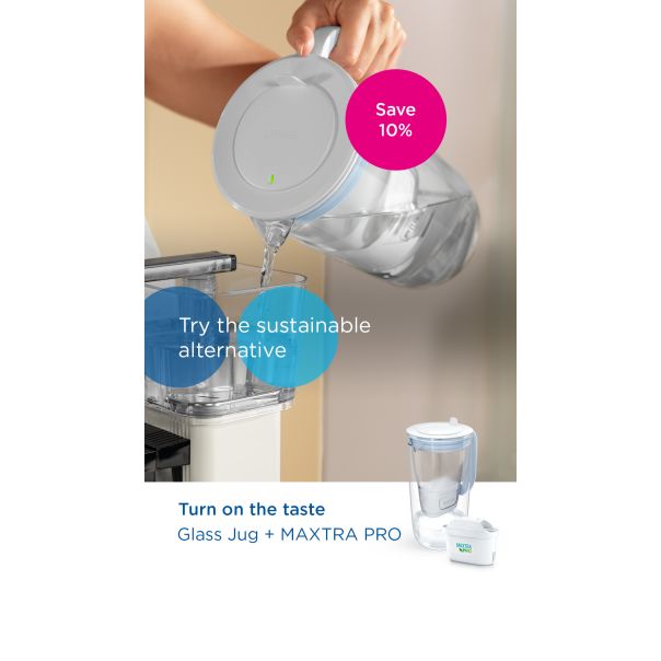 BRITA Bokal za filtriranje vode Glass Jug 2.5L - 4006387120863