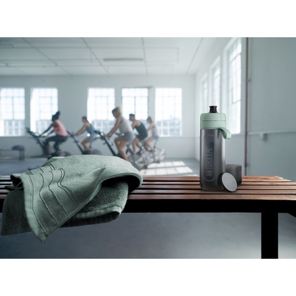 BRITA Flašica za filtriranje vode Fill&Go Active 0.6L sivo/zelena - 4006387128159