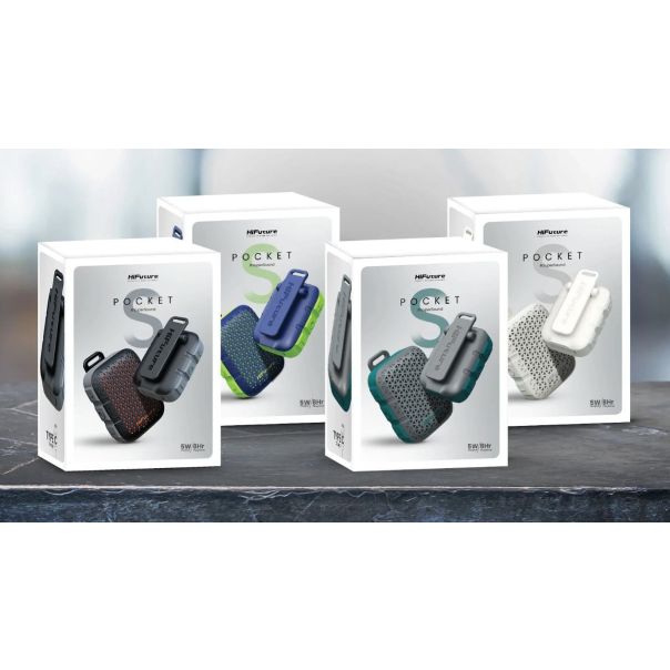 HIFUTURE Bežični Bluetooth zvučnik POCKETSBK, crna - 38484