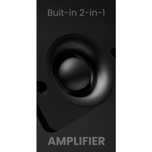 HIFUTURE Bežični Bluetooth zvučnik ALPHABK, crna - 38487