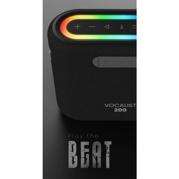 HIFUTURE Bežični Bluetooth zvučnik VOCALIST 100, crna - 38490