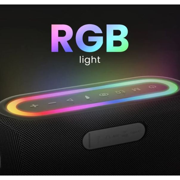 HIFUTURE Bežični Bluetooth zvučnik VOCALIST 300, crna - 38491