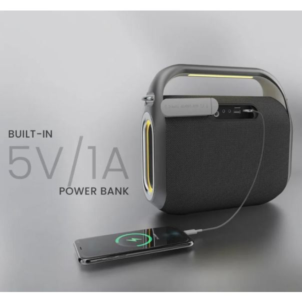 HIFUTURE Bežični Bluetooth zvučnik MUSICBOX 200, crna - 38492-1