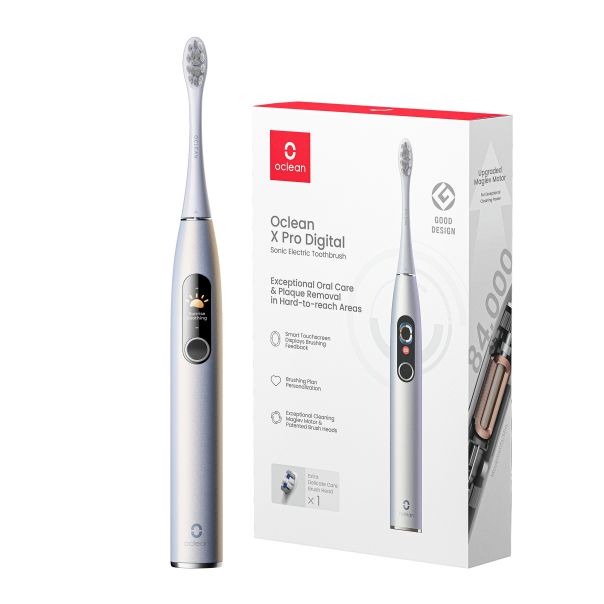 OCLEAN električna četkica za zube srebrna 552560 XPRO DIGITAL - 38598