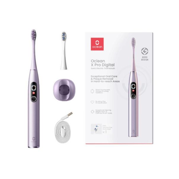 OCLEAN  Električna četkica za zube ljubičasta 553475 XPRO DIGITAL - 38599